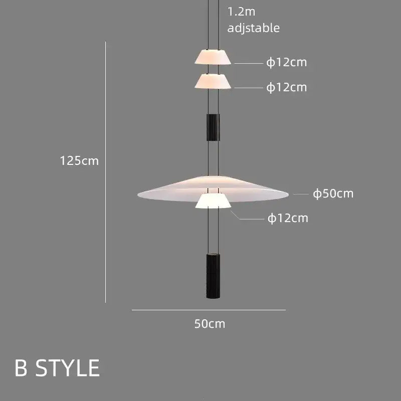Modern white and black circular pendant light with a sleek black frame and three translucent disc shades for dining room decorbites circular pendant