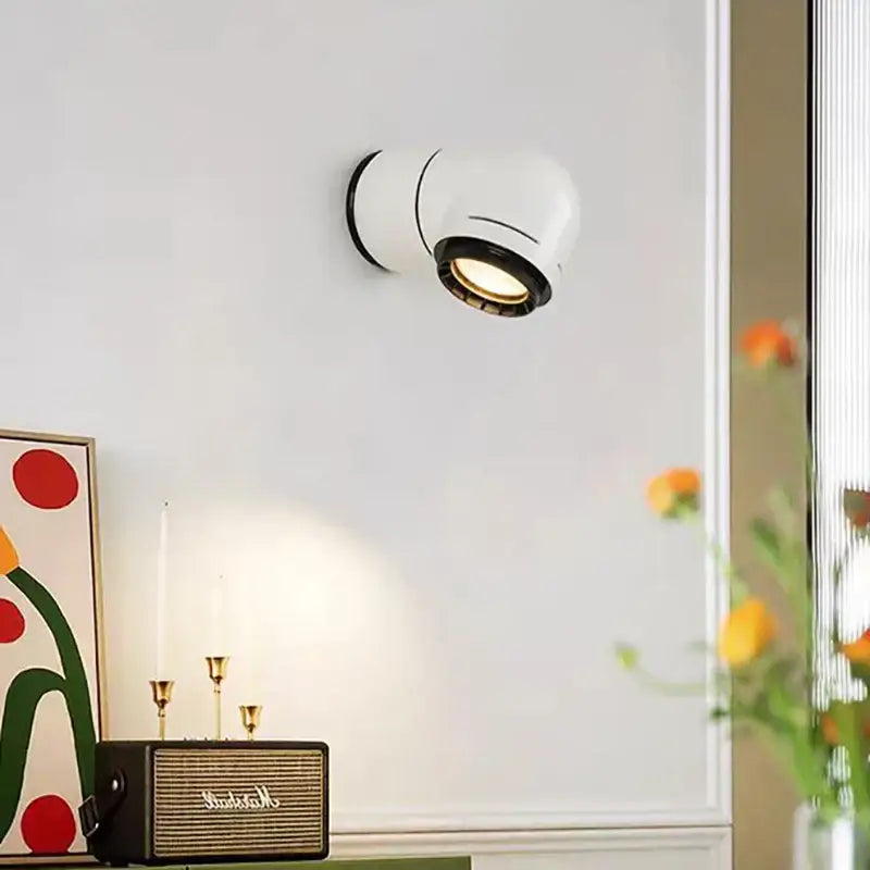 Modern white and black decorbites led wall light with sleek design and black accents for bedroom decorbites led wall