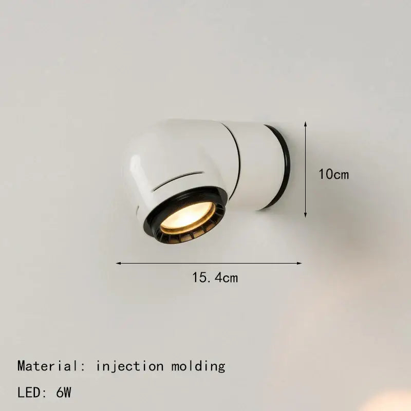 Modern white and black led wall light sconce with sleek design ideal for bedroom decorbites led wall lighting