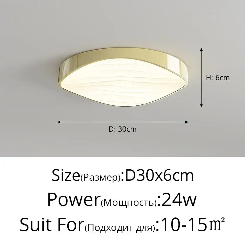 Modern white circular chandelier with gold finish and wave textured oval diffuser by decorbites circular chandelier
