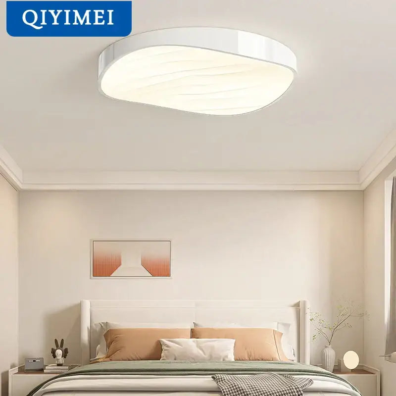 Modern white circular chandelier with wave textured design by decorbites ideal for dining room lighting decorbites circular chandelier