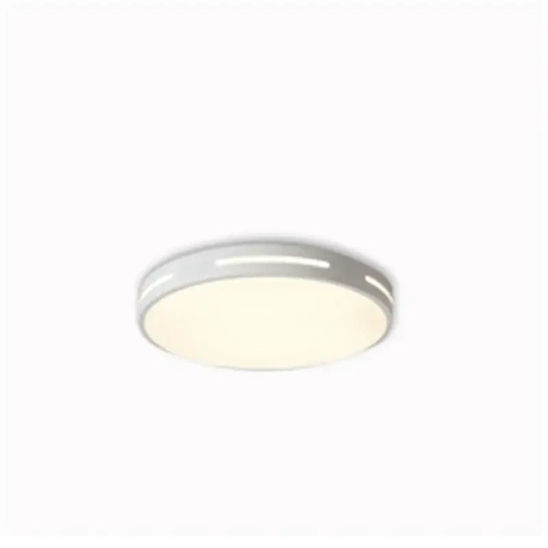 Modern white circular led ceiling aluminium lights with a sleek frame and soft diffused glow by decorbites ceiling aluminium