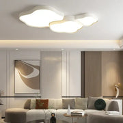 Modern white cloud ceiling chandelier by decorbites featuring a minimalist design for bedroom or living room decorbites cloud ceiling