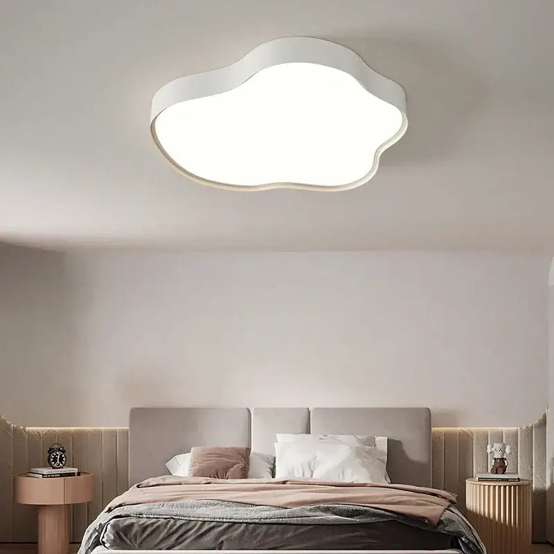 Modern white cloud ceiling chandelier with sleek design for bedroom or living room decorbites cloud ceiling light