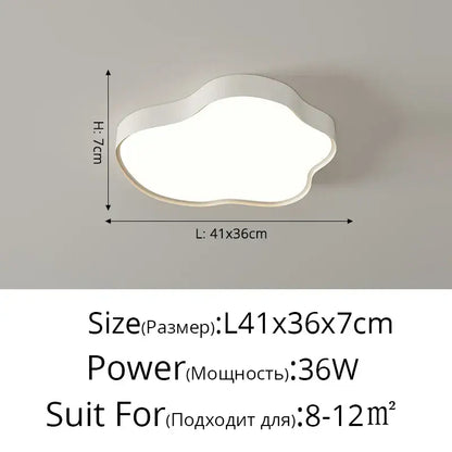 Modern white cloud ceiling chandelier by decorbites features a sleek cloud-shaped light fixture for bedroom or living room decorbites cloud ceiling