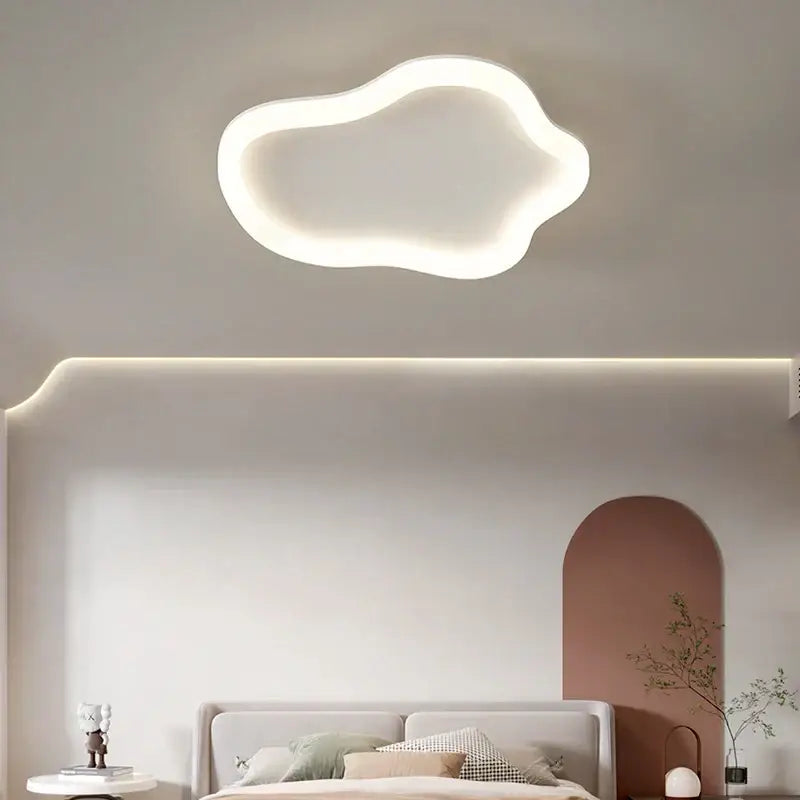 A modern white cloud ceiling light with soft glow illumination ideal for bedroom decorbites cloud ceiling lighting