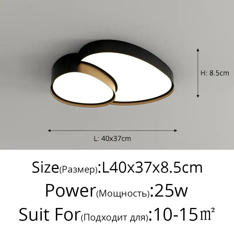 Modern black and gold cloud ceiling lights with sleek minimalist design for living room decorbites cloud ceiling panels
