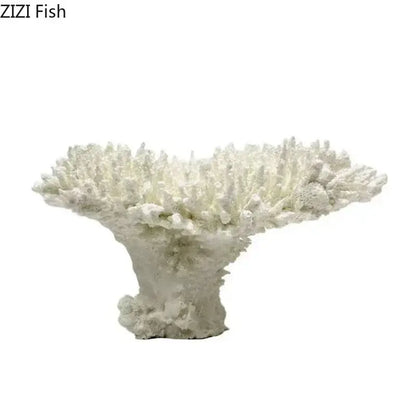 Modern white coral tree decorative ornament featuring intricate branching texture for living room decorbites coral tree decor