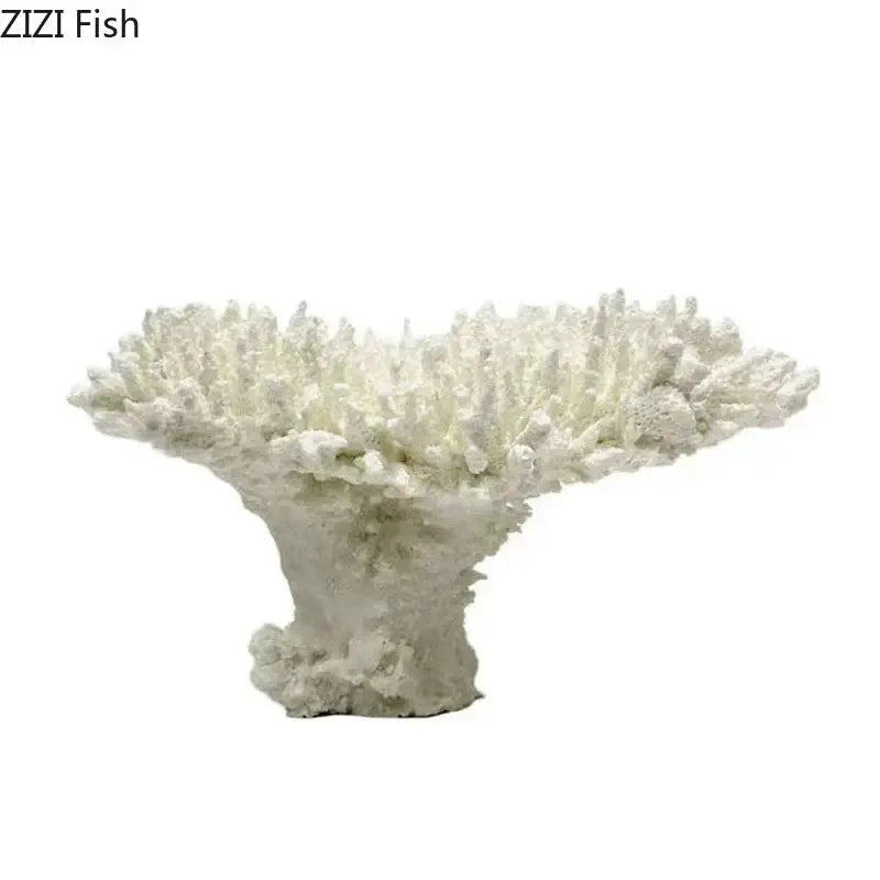 Modern white coral tree decorative ornament featuring intricate branching texture for living room decorbites coral tree decor