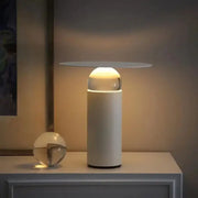 Modern white crystal ball table lamp with frosted glass globe and flat shade ideal for minimalist decorbites crystal ball decor