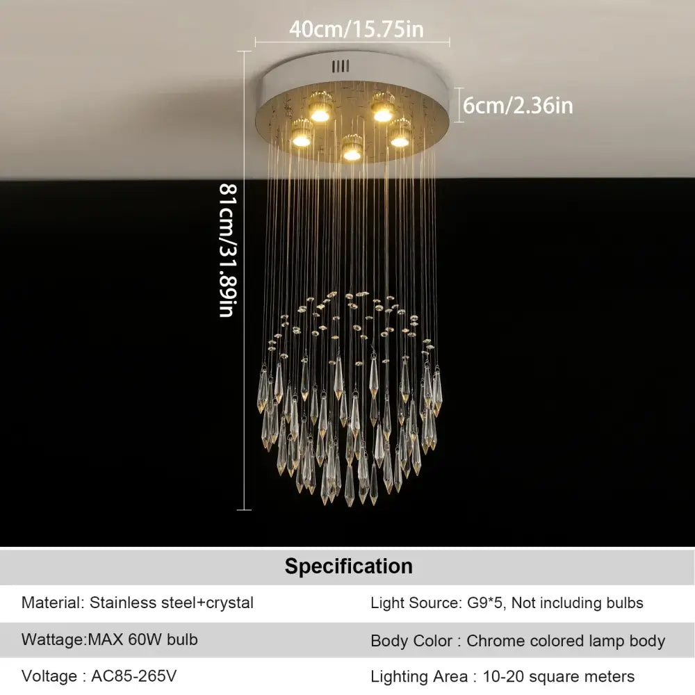 Modern white crystal ring pendant chandelier with chrome finish and cascading crystal teardrop pendants for dining room decorbites crystal ring