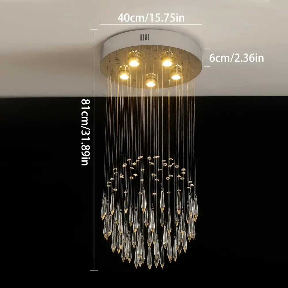 Modern white crystal ring pendant chandelier with a sleek silver base and cascading clear crystals for dining room decorbites crystal ring
