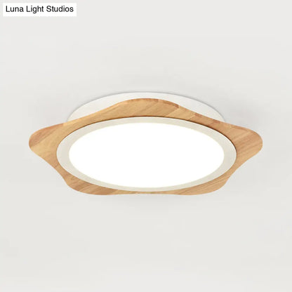DecorBites™ DecorBites™ Modern White Floral Ceiling Mount Light - Bathroom Corridor Flush Light