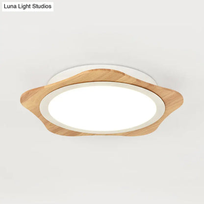 DecorBites™ DecorBites™ Modern White Floral Ceiling Mount Light - Bathroom Corridor Flush Light