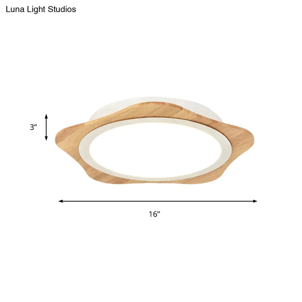 DecorBites™ DecorBites™ Modern White Floral Ceiling Mount Light - Bathroom Corridor Flush Light