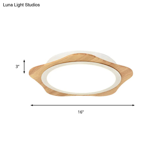 DecorBites™ DecorBites™ Modern White Floral Ceiling Mount Light - Bathroom Corridor Flush Light