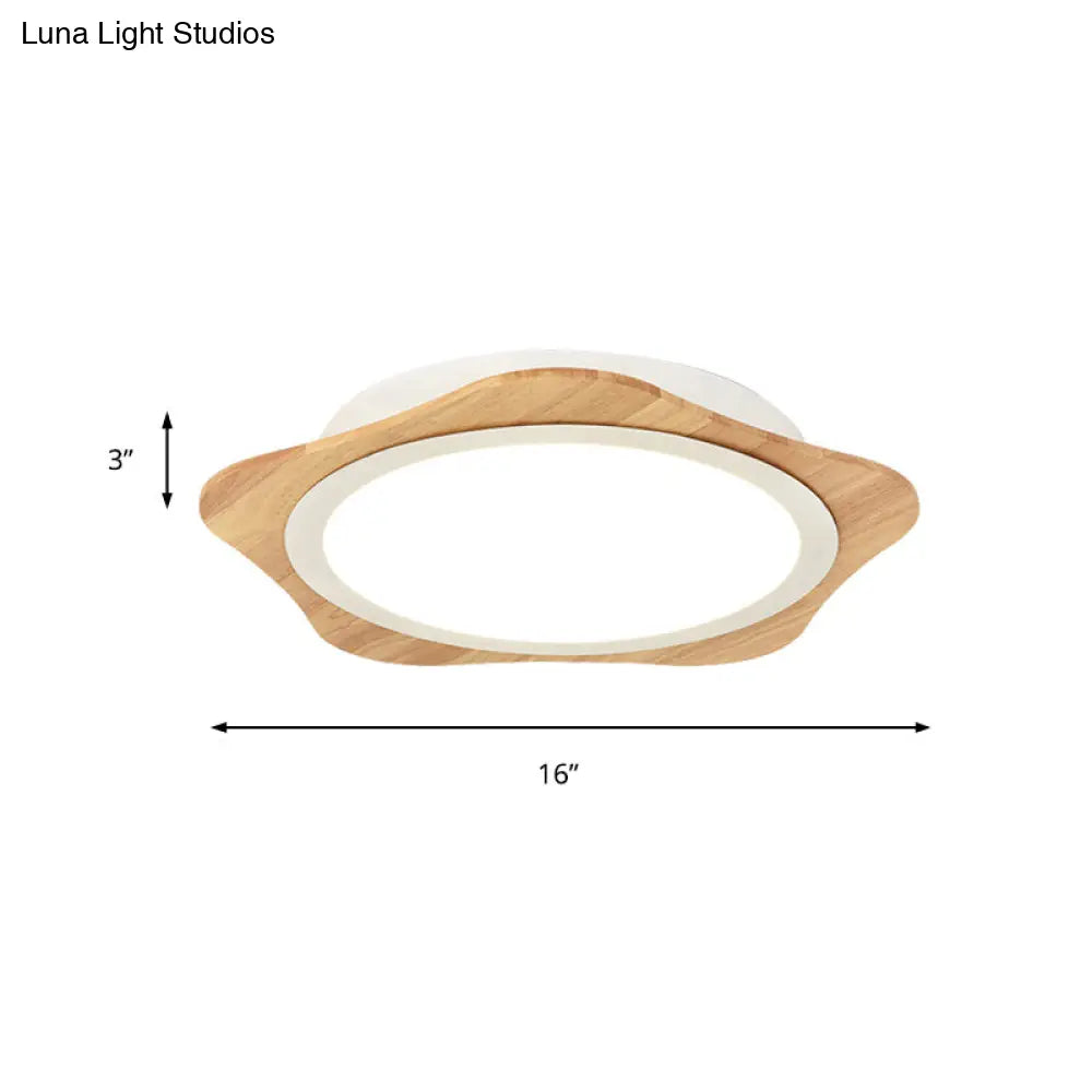 DecorBites™ DecorBites™ Modern White Floral Ceiling Mount Light - Bathroom Corridor Flush Light