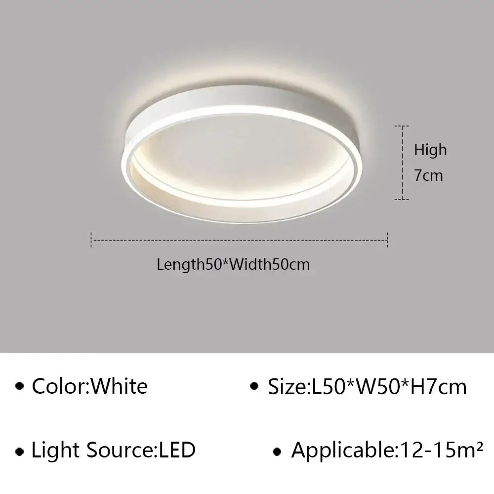Modern white geometric led ceiling lamp with sleek 7cm height design perfect for living room decorbites geometric led lighting