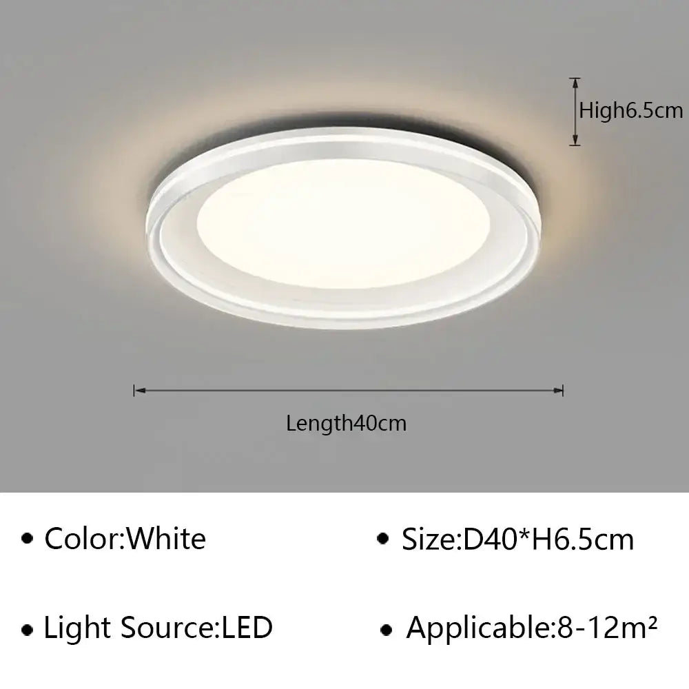 Modern white geometric led ceiling lamp with frosted glass panel by decorbites for stylish living room decor