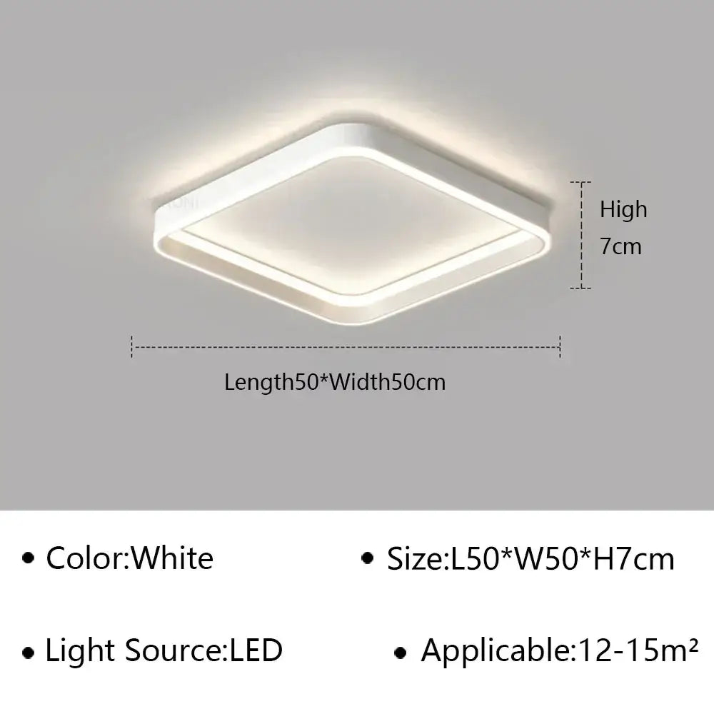 Modern white geometric led ceiling lamp with minimalist rounded edges ideal for contemporary decorbites ceiling lamp decor