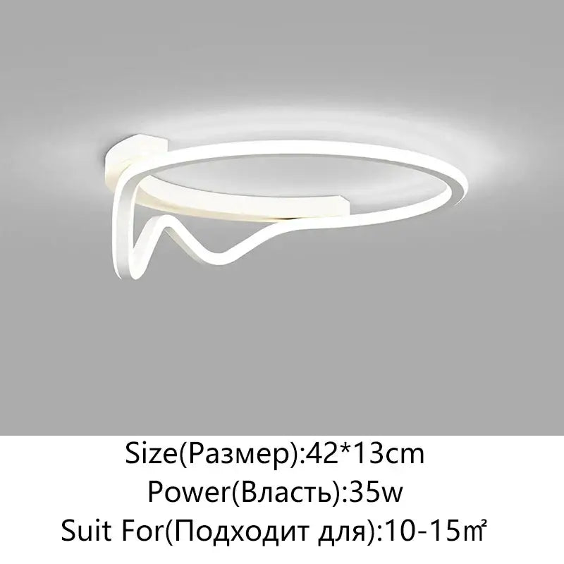 Modern white geometry round led ceiling light with sleek minimalist circular design for living room decorbites geometry round