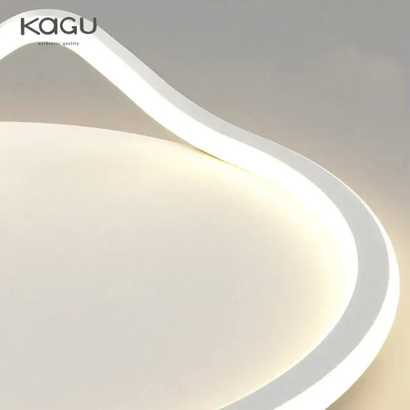 Modern white geometry round led ceiling light with sleek curved design and soft glowing illumination for living room decorbites geometry round ceiling light