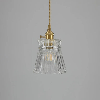 Modern White Glass Flower Pendant Light - Decorbites