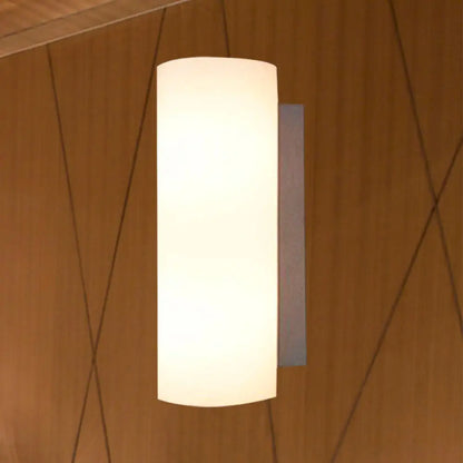 DecorBites™ DecorBites™ Modern White Glass Wall Sconce for Bedroom with 1 Light