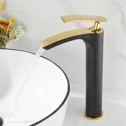 Modern white and gold ceramic brass bathroom basin faucet with sleek minimalist black and gold basin faucet design decorbites brass bathroom
