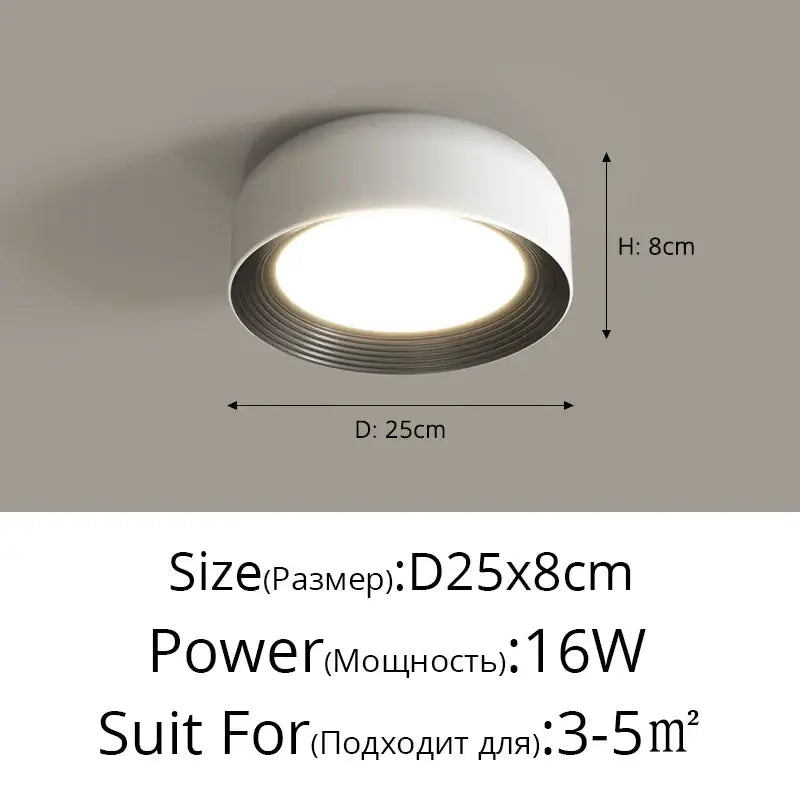 Modern white and gold decorbites circular chandelier dining room light with white recessed ceiling light and metallic ring