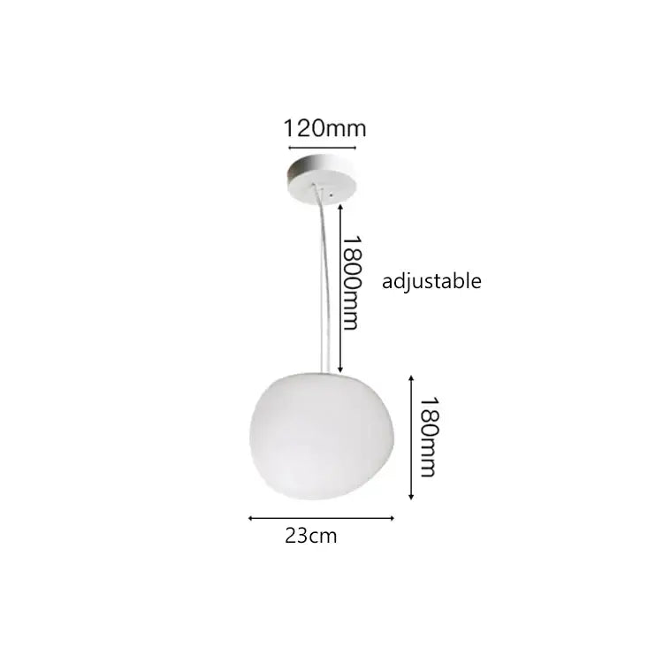 Modern white gregg glass suspension pendant light with frosted glass shade and adjustable metallic stem for villa staircase decorbites gregg glass