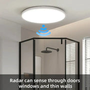 Modern white induction led ceiling light with circular design for bedroom decorbites induction led smart lamp