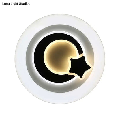 DecorBites™ DecorBites™ Modern White LED Ceiling Light – Stylish Acrylic Lamp for Kitchen Hallway