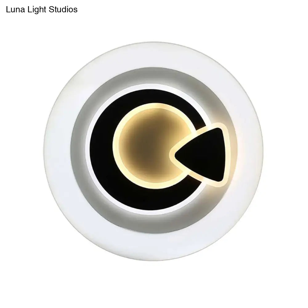DecorBites™ DecorBites™ Modern White LED Ceiling Light – Stylish Acrylic Lamp for Kitchen Hallway