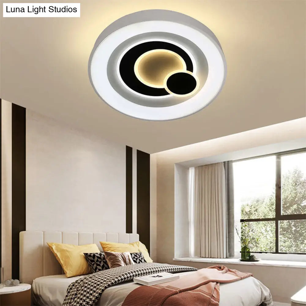 DecorBites™ DecorBites™ Modern White LED Ceiling Light – Stylish Acrylic Lamp for Kitchen Hallway