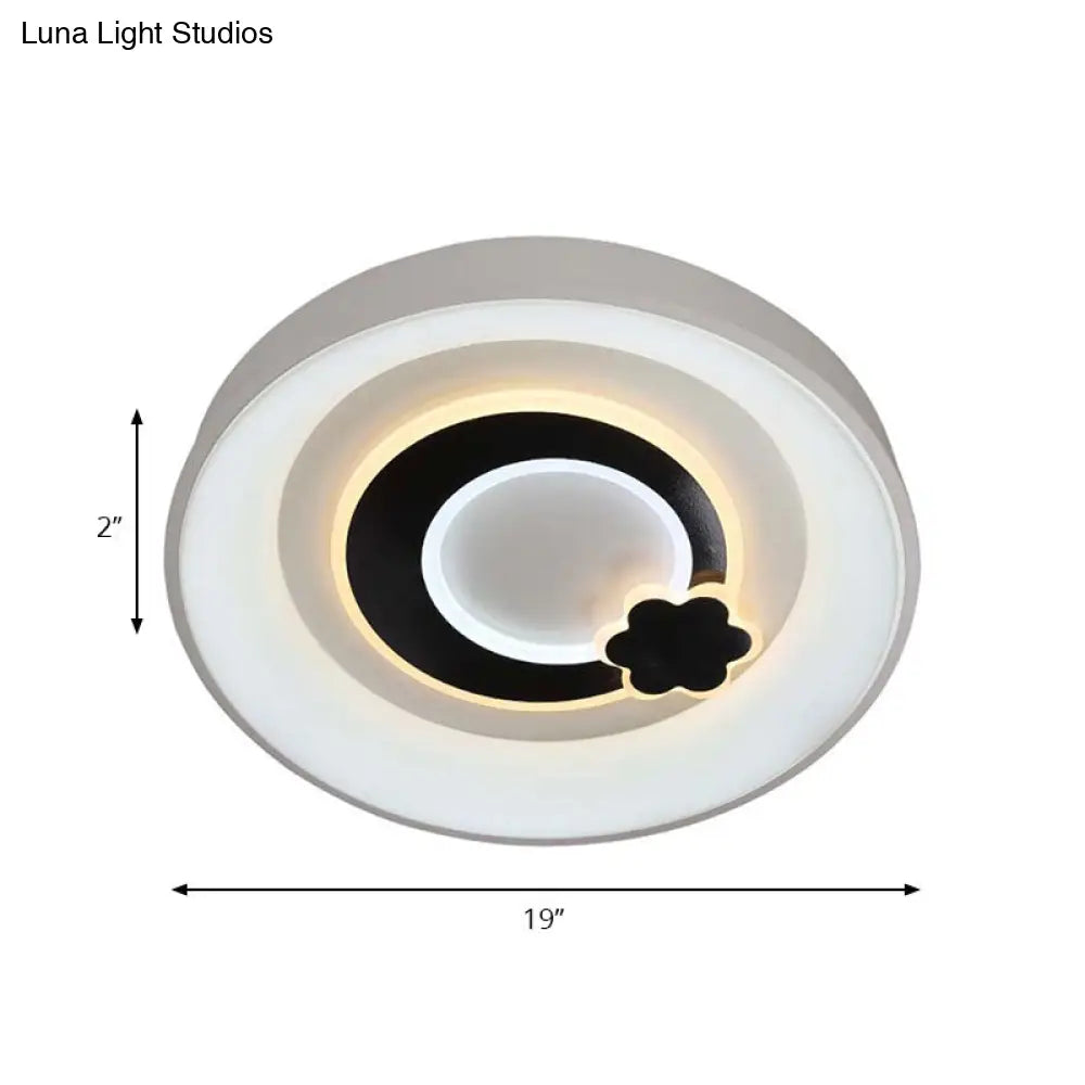 DecorBites™ DecorBites™ Modern White LED Ceiling Light – Stylish Acrylic Lamp for Kitchen Hallway