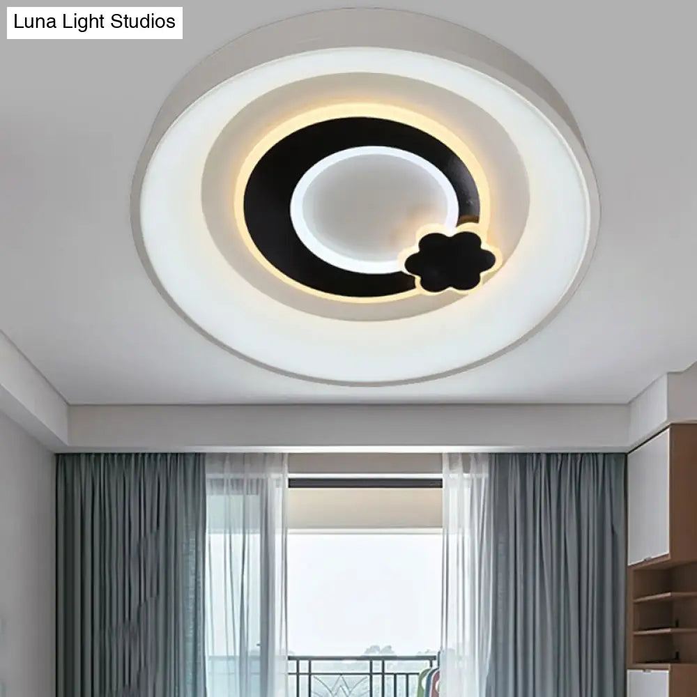DecorBites™ DecorBites™ Modern White LED Ceiling Light – Stylish Acrylic Lamp for Kitchen Hallway