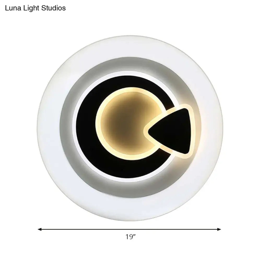 DecorBites™ DecorBites™ Modern White LED Ceiling Light – Stylish Acrylic Lamp for Kitchen Hallway