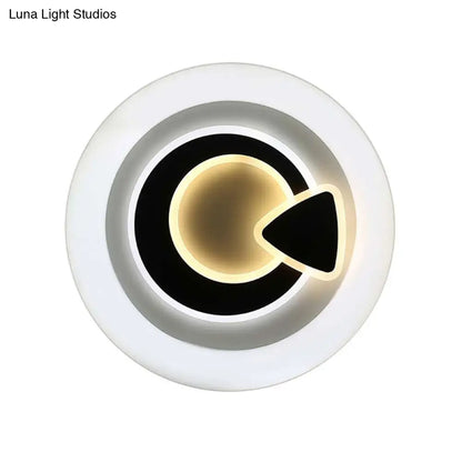DecorBites™ DecorBites™ Modern White LED Ceiling Light – Stylish Acrylic Lamp for Kitchen Hallway