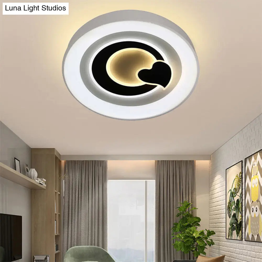 DecorBites™ DecorBites™ Modern White LED Ceiling Light – Stylish Acrylic Lamp for Kitchen Hallway