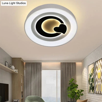 DecorBites™ DecorBites™ Modern White LED Ceiling Light – Stylish Acrylic Lamp for Kitchen Hallway