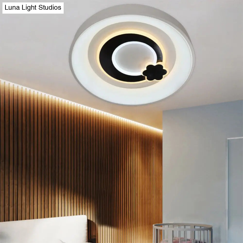 DecorBites™ DecorBites™ Modern White LED Ceiling Light – Stylish Acrylic Lamp for Kitchen Hallway