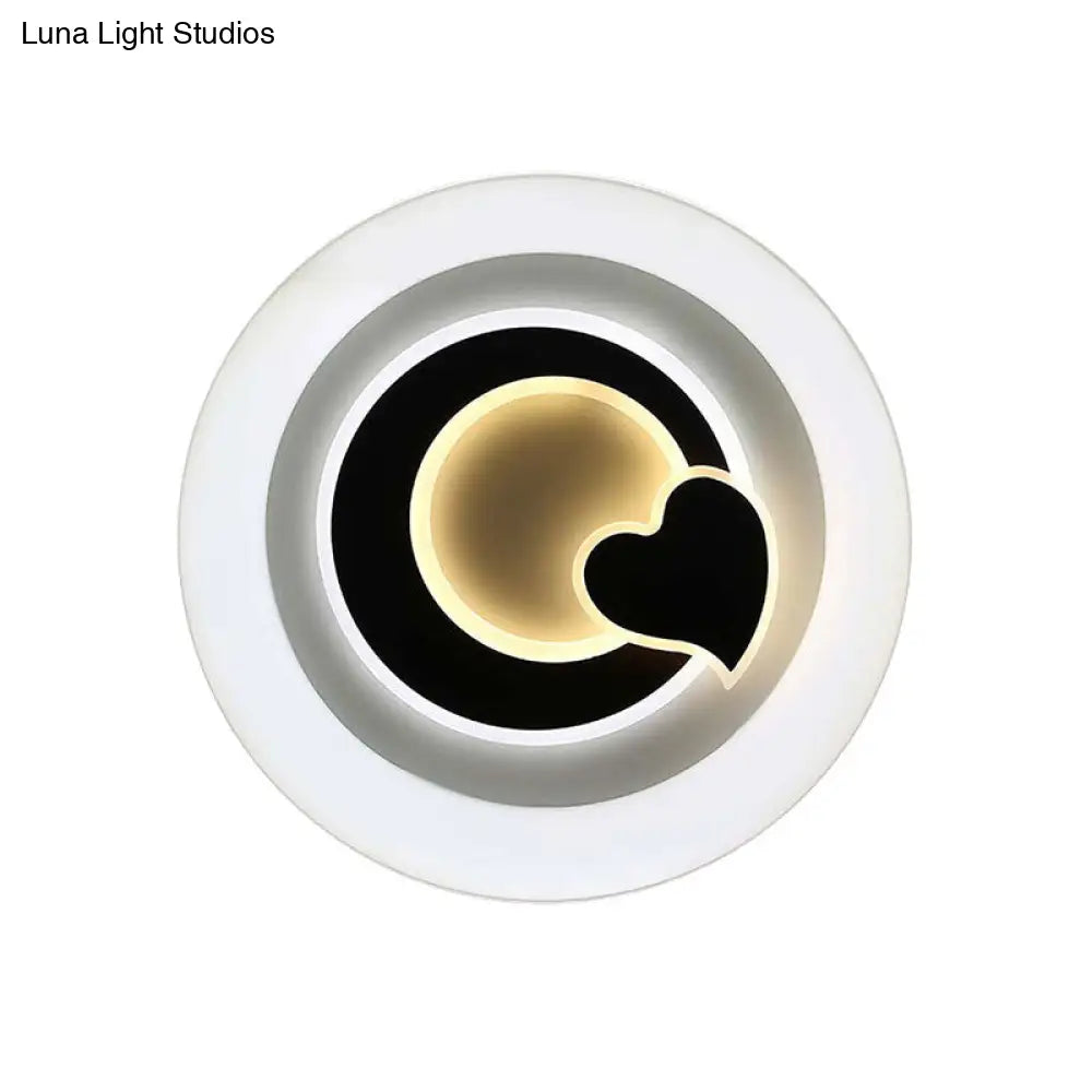 DecorBites™ DecorBites™ Modern White LED Ceiling Light – Stylish Acrylic Lamp for Kitchen Hallway