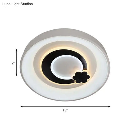 DecorBites™ DecorBites™ Modern White LED Ceiling Light – Stylish Acrylic Lamp for Kitchen Hallway
