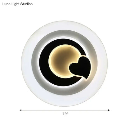 DecorBites™ DecorBites™ Modern White LED Ceiling Light – Stylish Acrylic Lamp for Kitchen Hallway