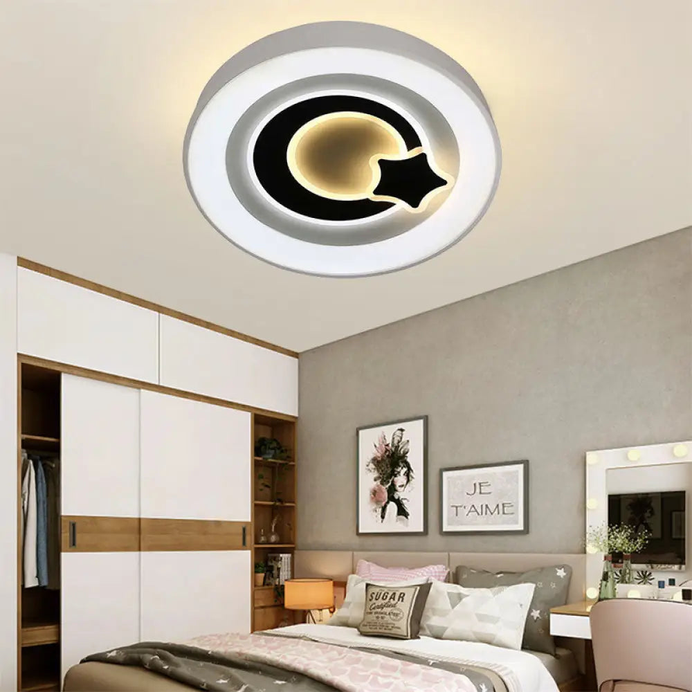 DecorBites™ DecorBites™ Modern White LED Ceiling Light – Stylish Acrylic Lamp for Kitchen Hallway