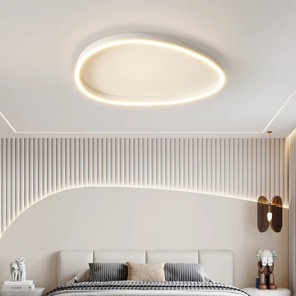 Modern White LED Ring Pendant Chandelier - Decorbites