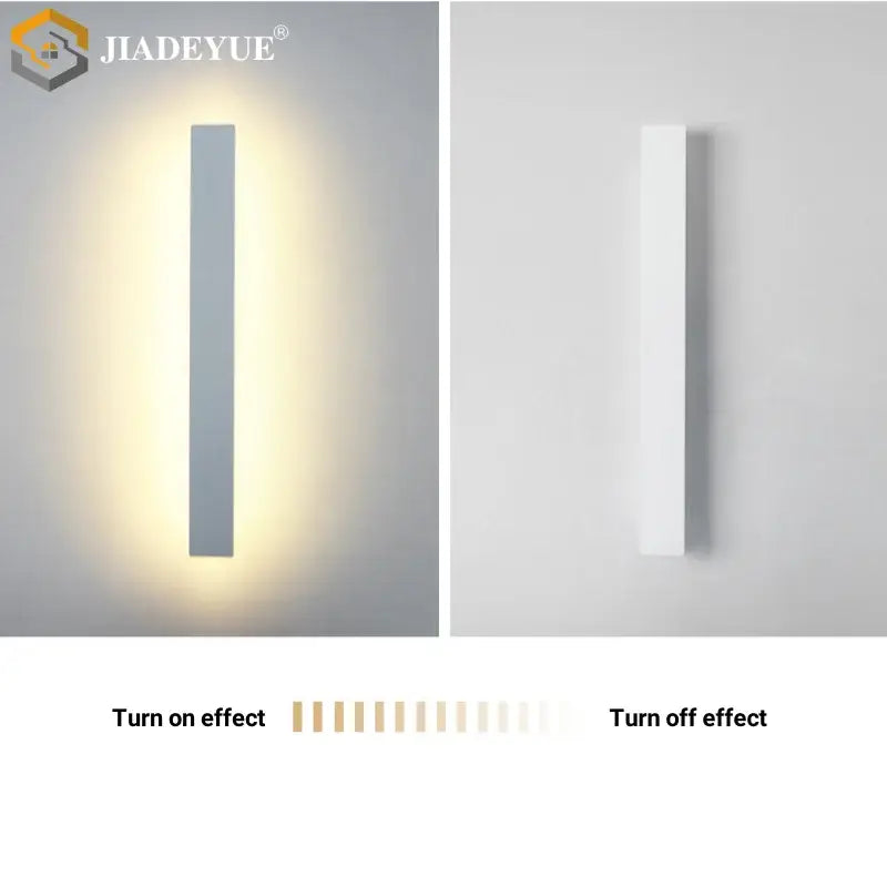 Modern white led waterproof garden wall lamp with sleek rectangular design and warm ambient decorbites led waterproof lighting