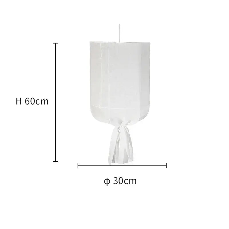 Minimalist modern white linen cotton pendant lamp decorbites linen cotton with cylindrical body for kitchen island lighting
