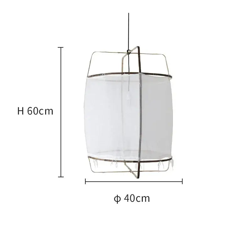 Modern white linen cotton pendant lamp with white mesh insect net and black metal frame for kitchen island lighting